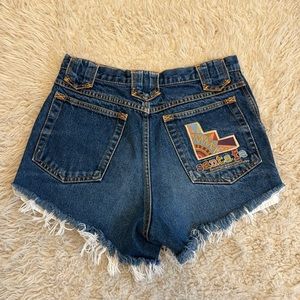Vintage Distressed Jean Shorts